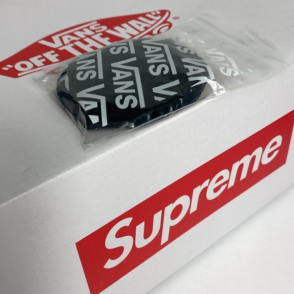 SUPREME x Vans Sk8 Hi Black Denim size 9 - Picture 11 of 12